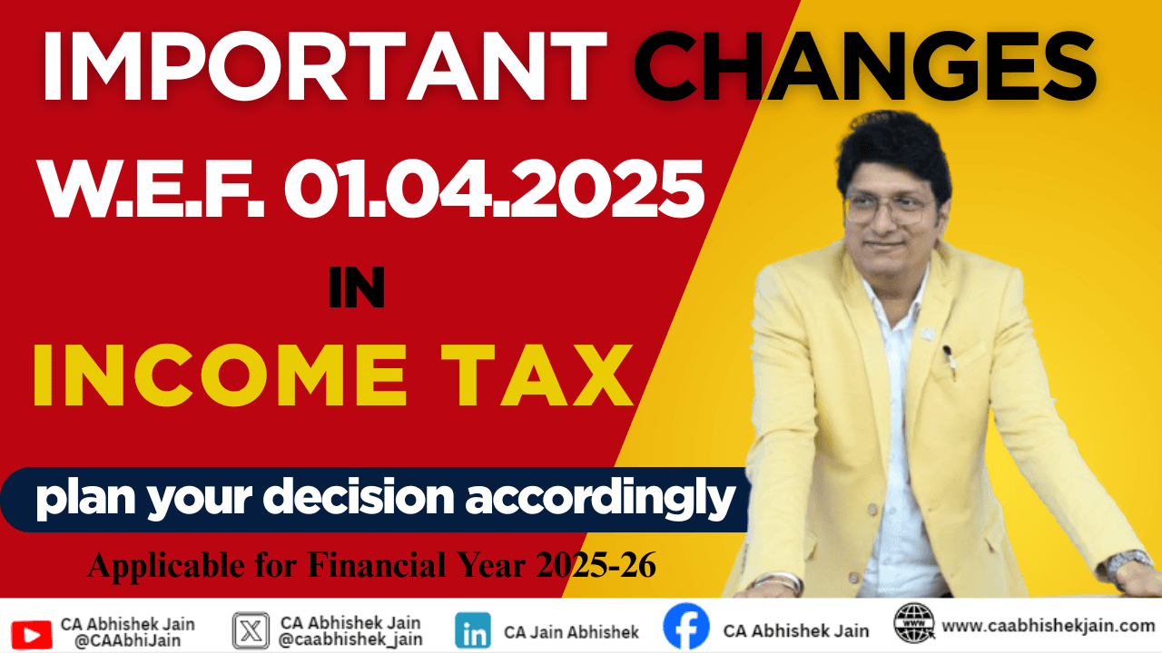Major Income Tax Changes from 1st April 2025