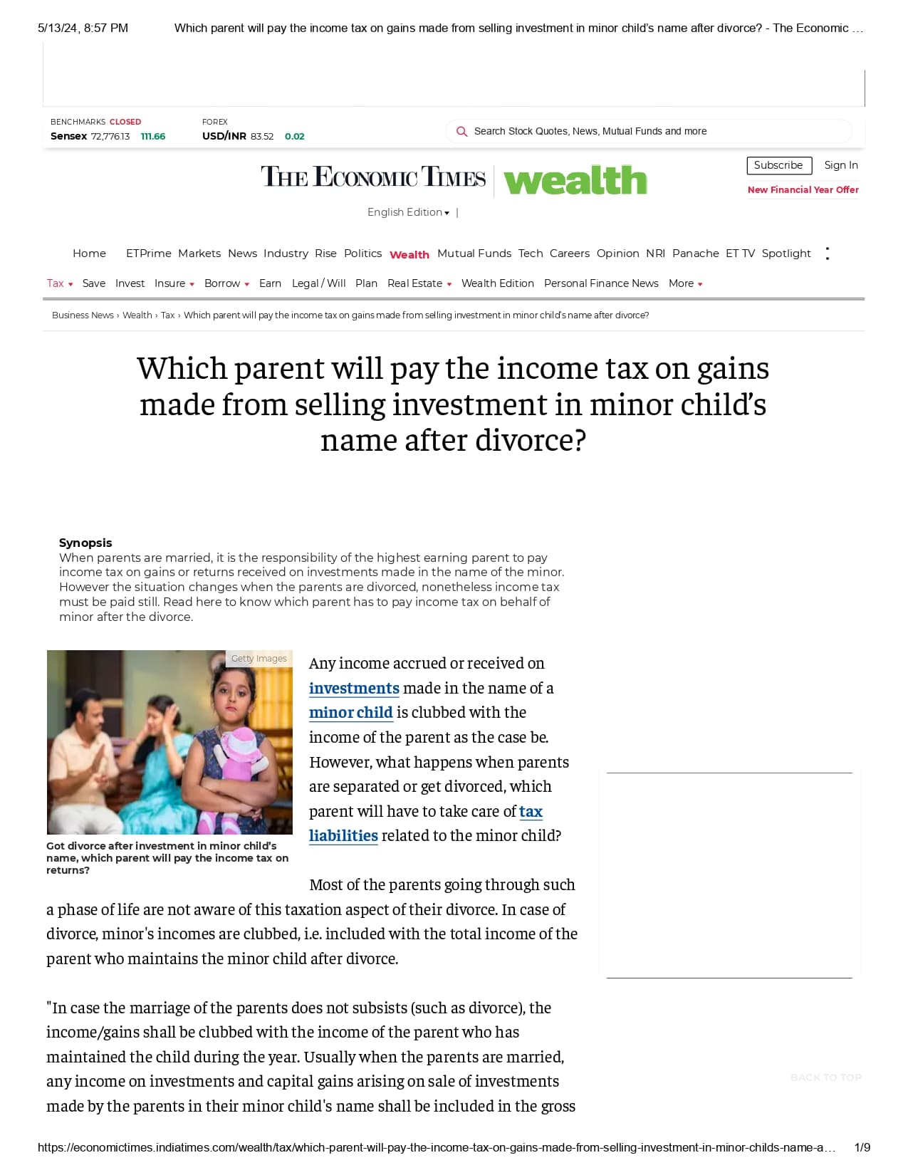 Economic Times Coverage